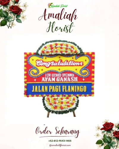 Bunga Papan Congratulation di Luahalaraga